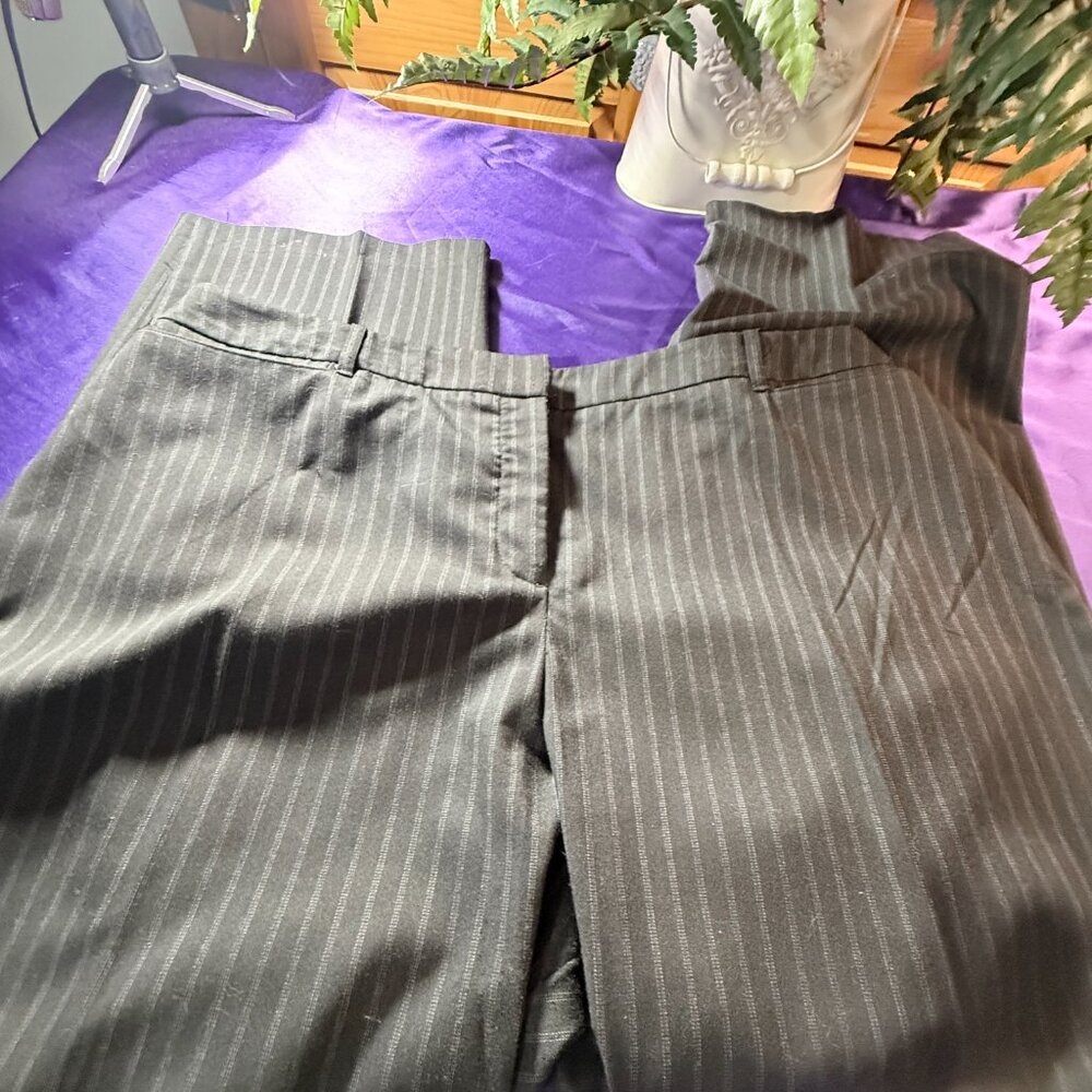 📌212 Collection Timeless Classic Curvy Fit Pinstripe Dress Pants